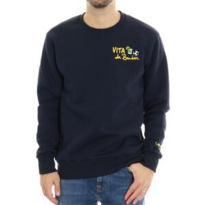 FELPA VITA DA BOMBER BLU